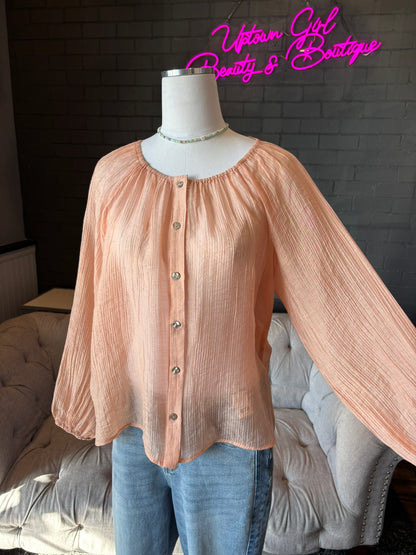 Apricot Kiss Blouse