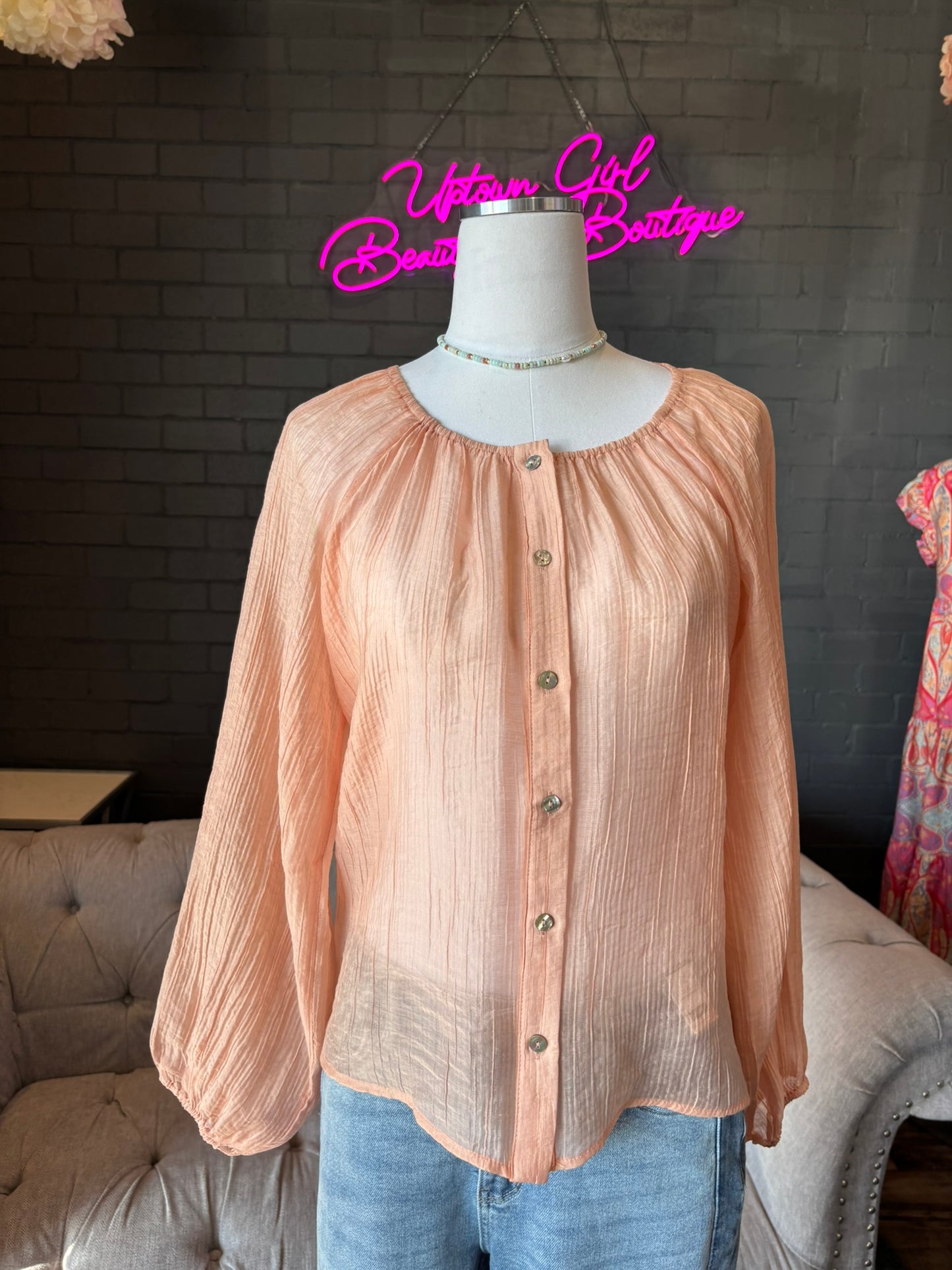 Apricot Kiss Blouse