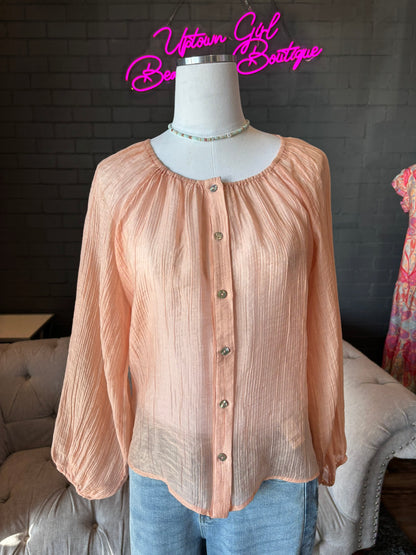 Apricot Kiss Blouse