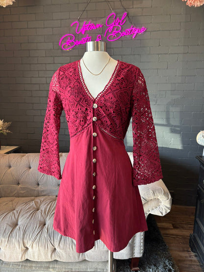 Monica Crochet Dress