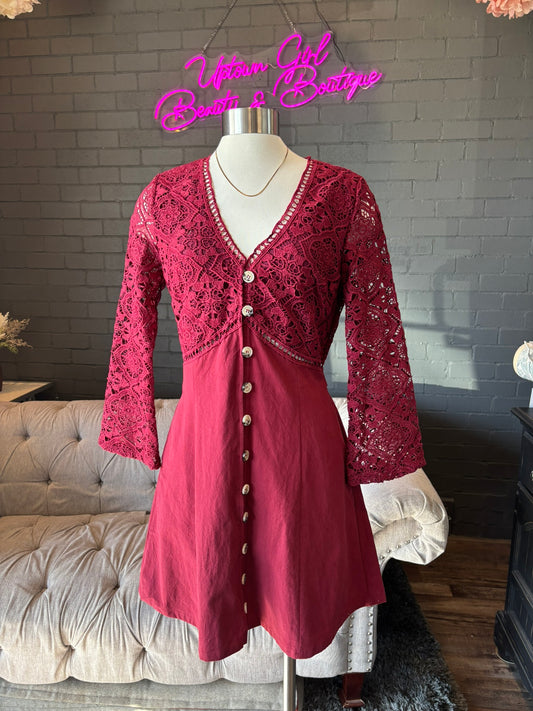 Monica Crochet Dress