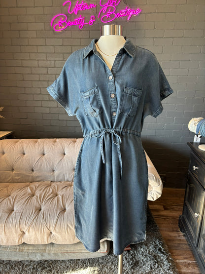 Hallie Denim Shirt Dress