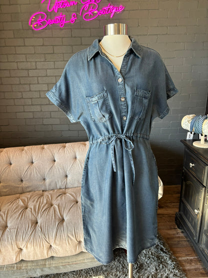 Hallie Denim Shirt Dress