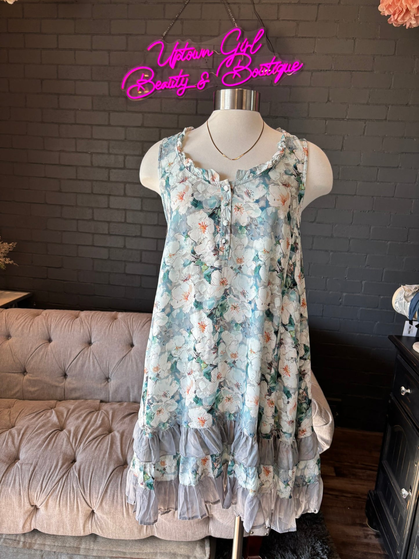 Maren Ruffle Dress