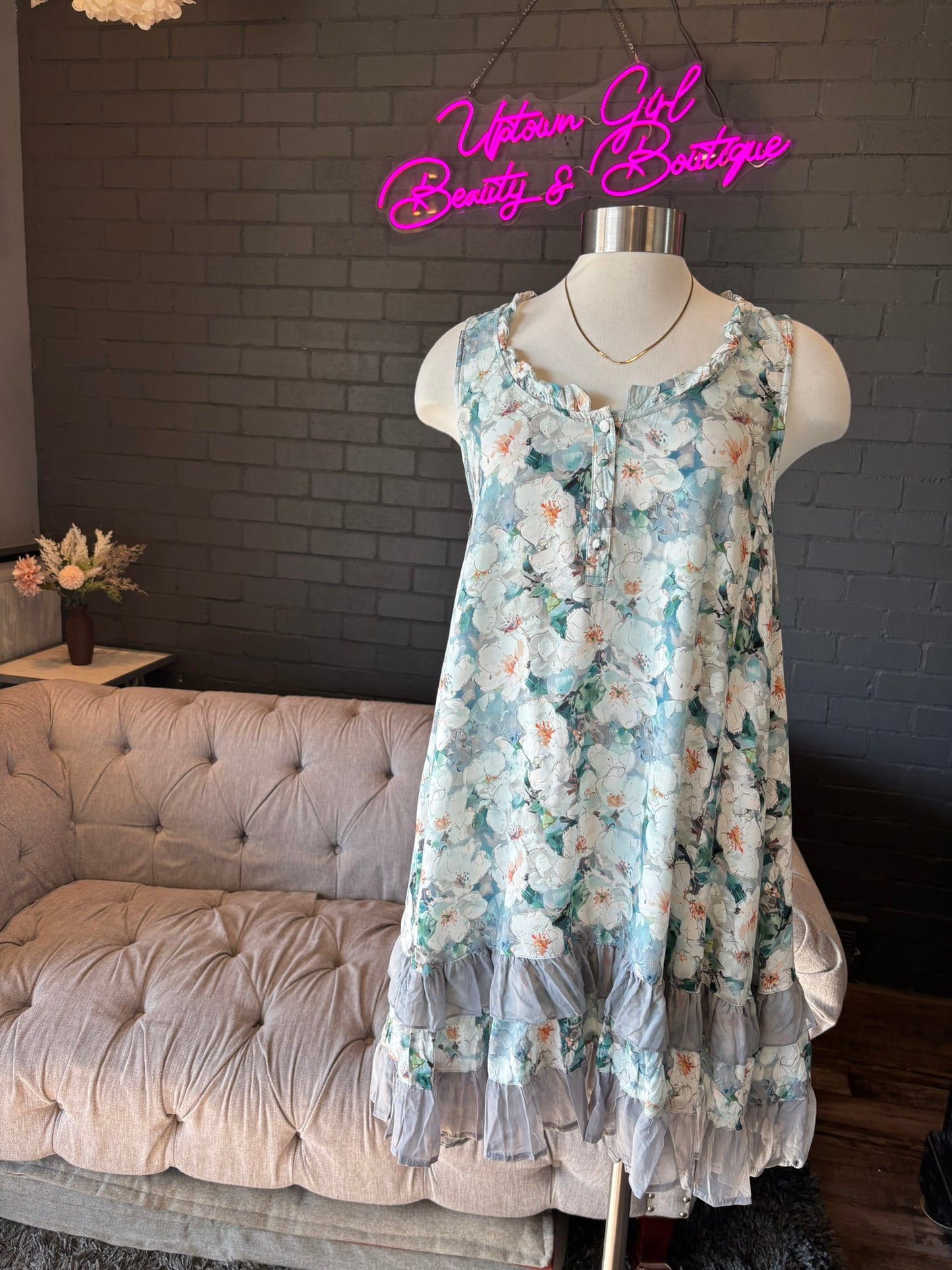 Maren Ruffle Dress