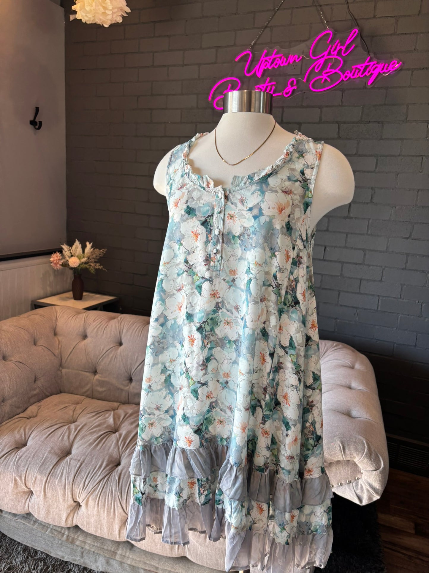 Maren Ruffle Dress