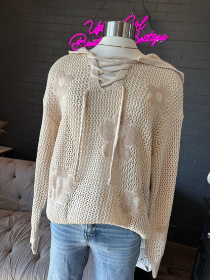 Daisy Crochet Hoodie