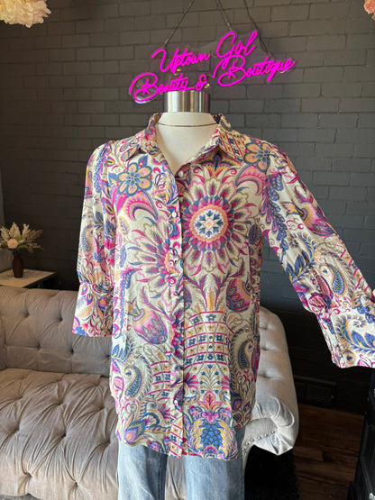 Iris Floral Shirt