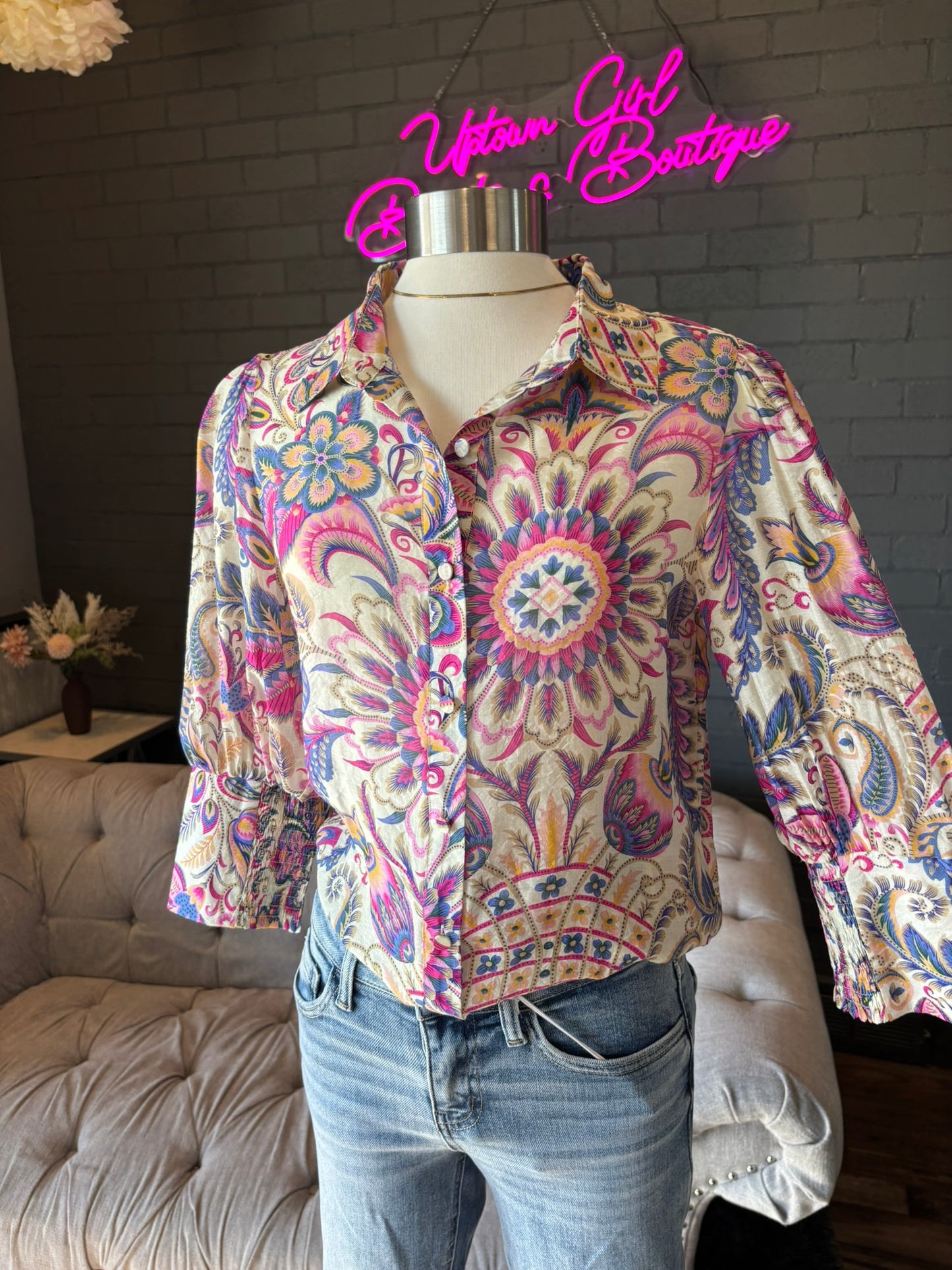 Iris Floral Shirt