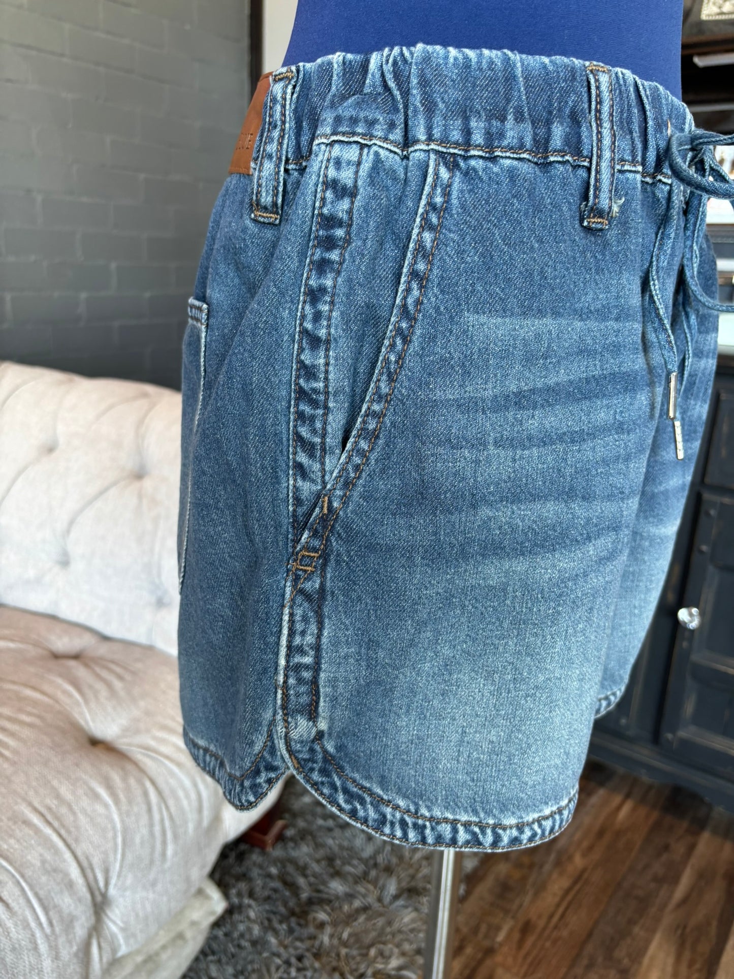 Hanna Denim Boxer Shorts