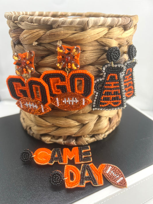 Beaded Gameday Earrings