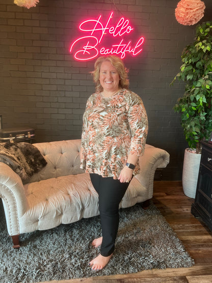 Francine Floral Top