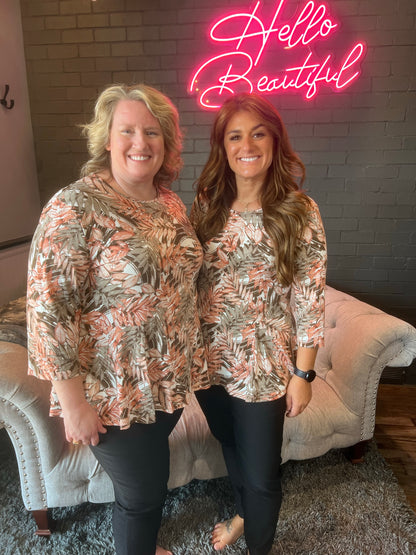 Francine Floral Top