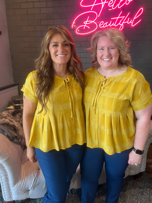 Stevie Textured Top