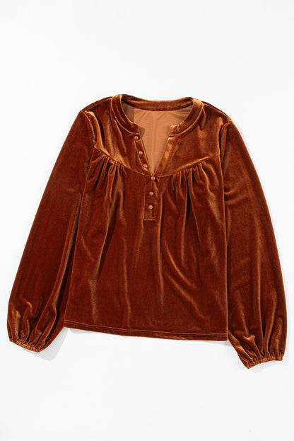 Flame Velvet Blouse