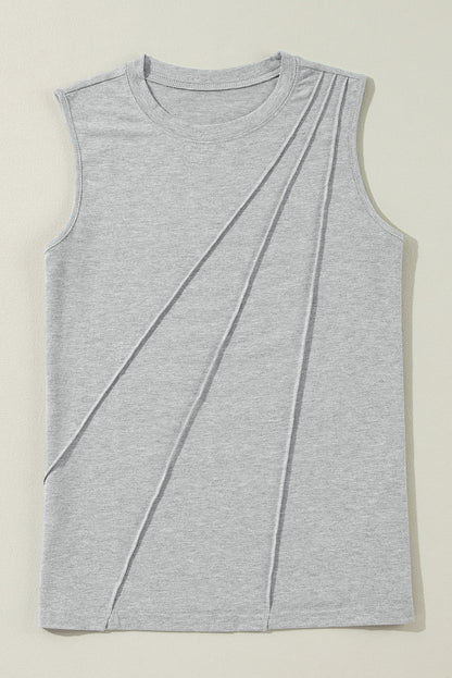 Xandra Pleated Tank Top