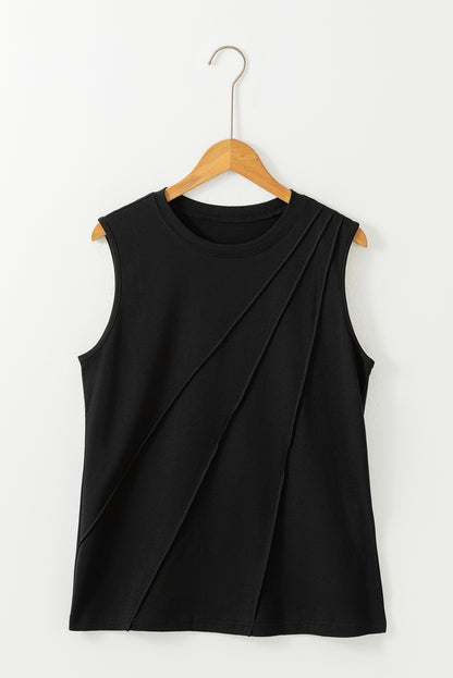 Xandra Pleated Tank Top