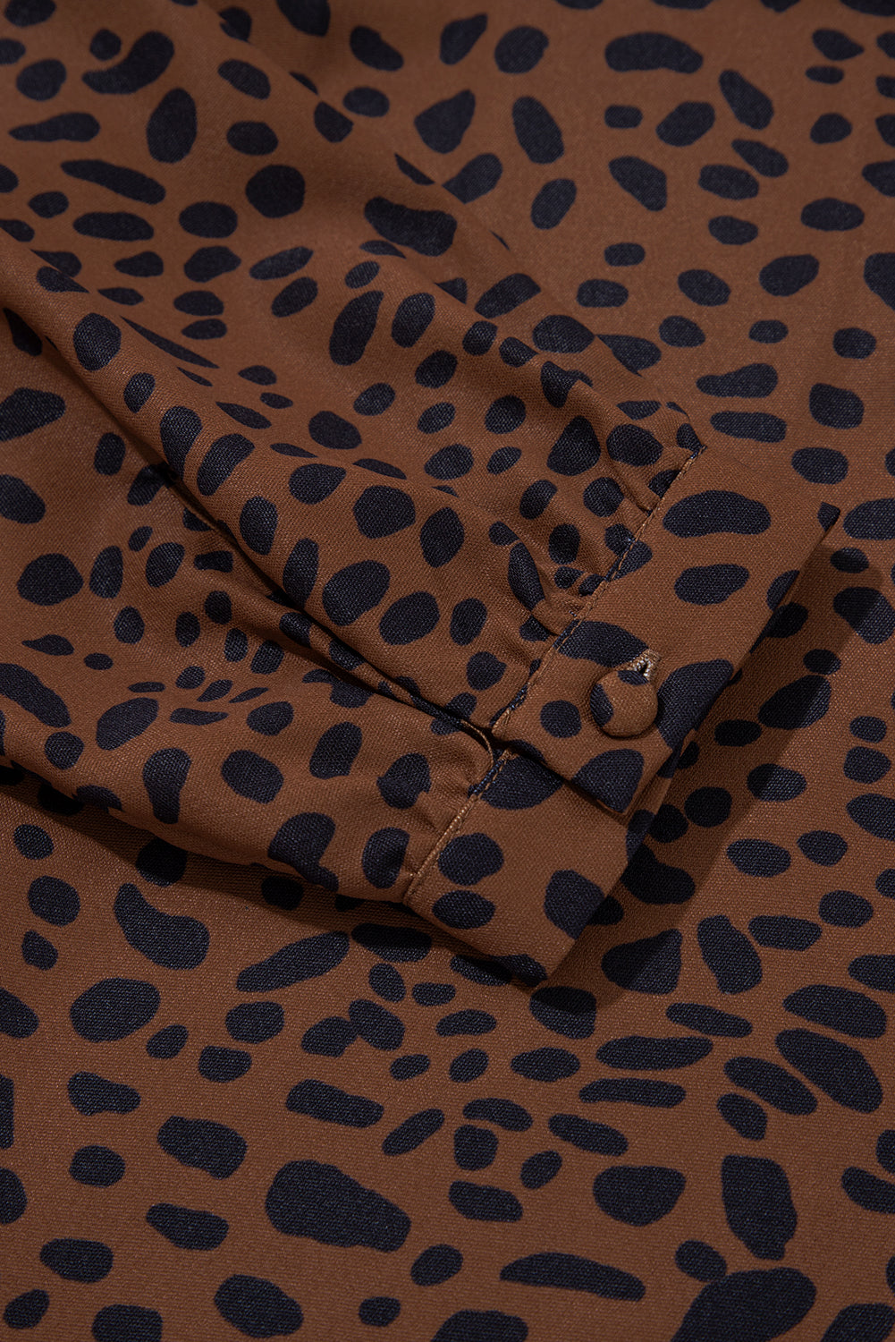 Sandra Leopard Ruffle Blouse