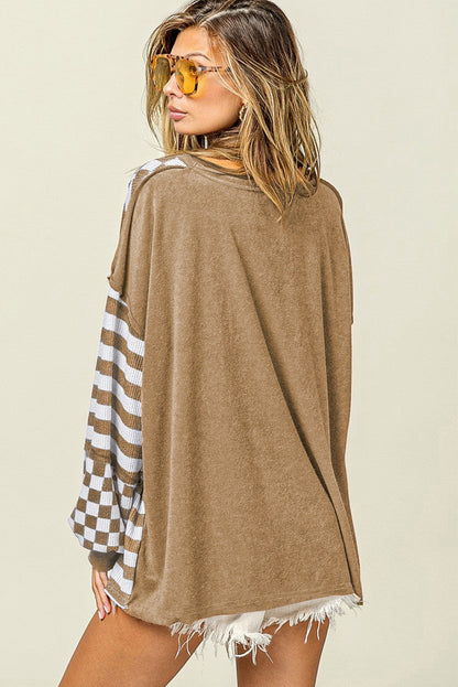 Raina Checkerboard Top