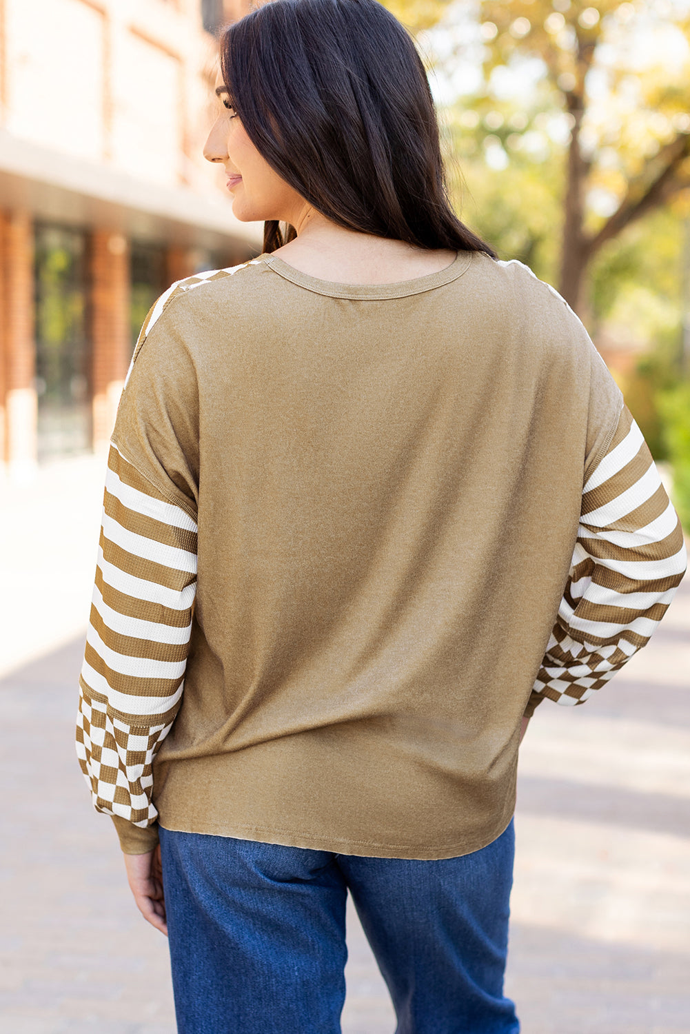 Raina Checkerboard Top