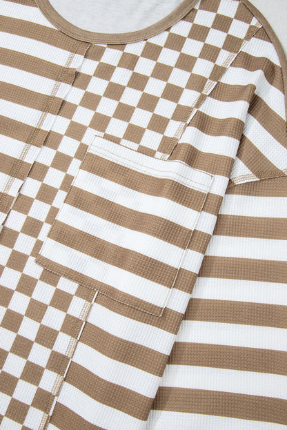 Raina Checkerboard Top