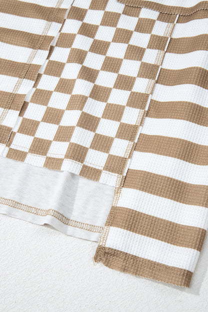 Raina Checkerboard Top