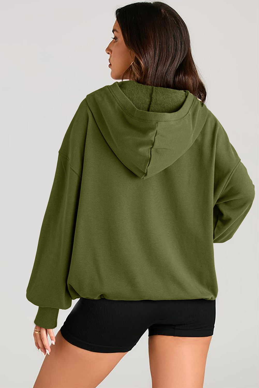 Tula Half Zip Oversized Hoodie
