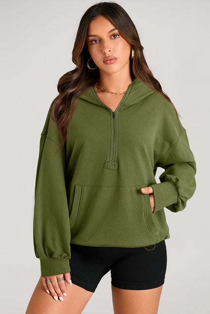 Tula Half Zip Oversized Hoodie