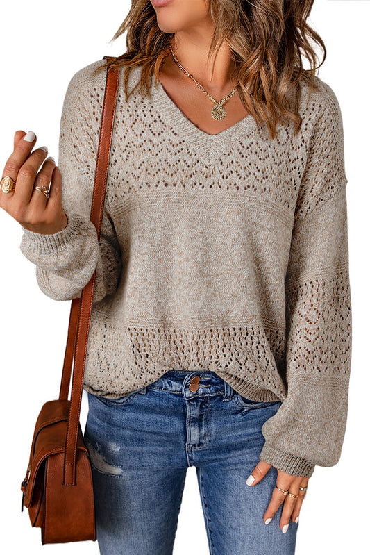 Sarah Eyelet Sweater