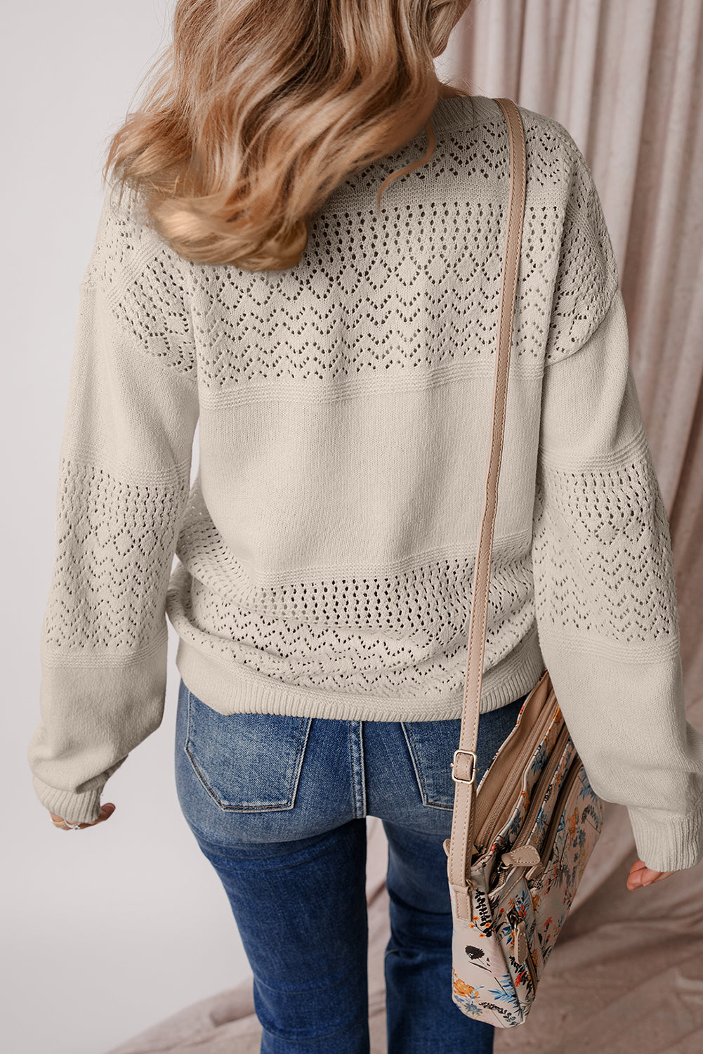 Sarah Eyelet Sweater