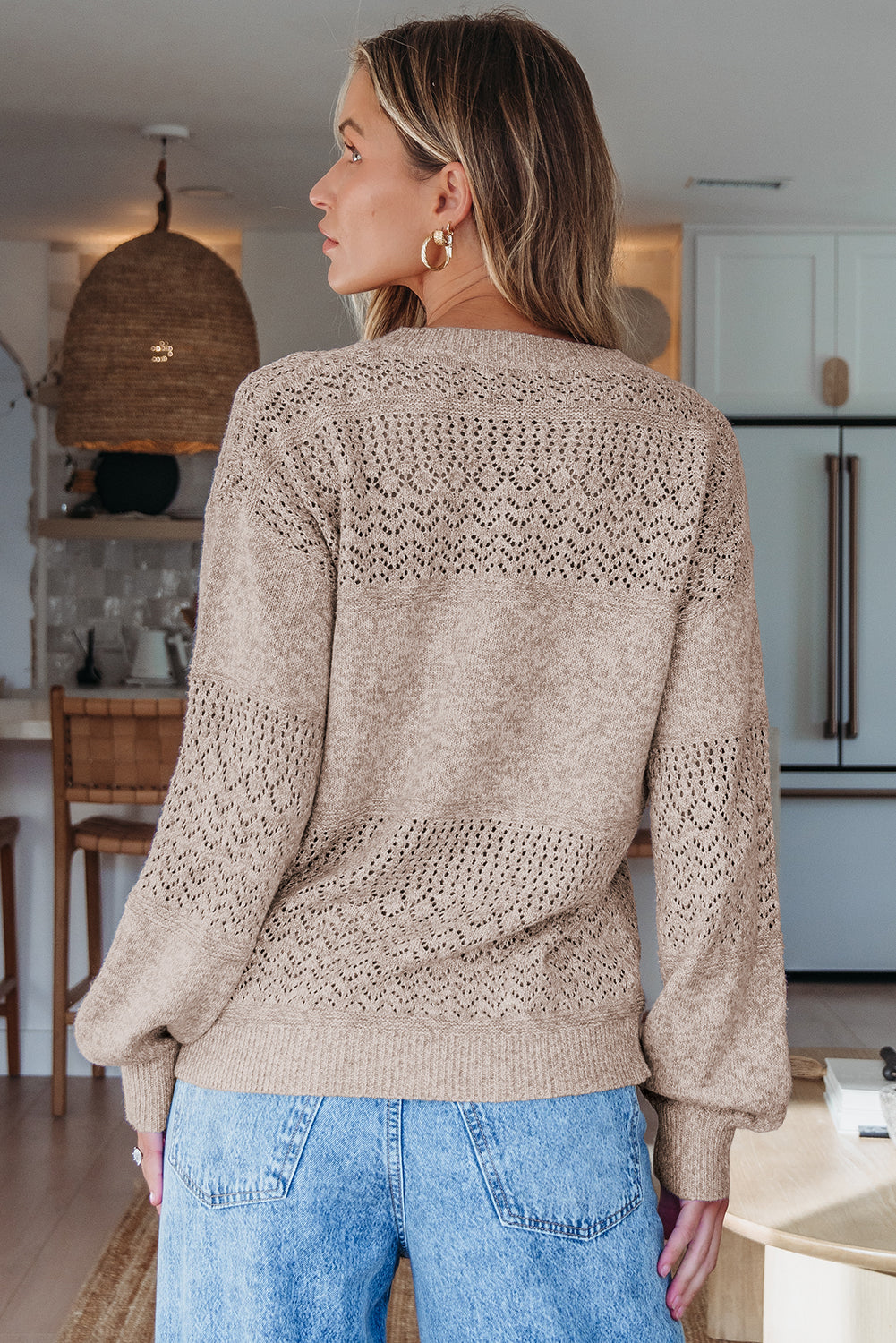 Sarah Eyelet Sweater