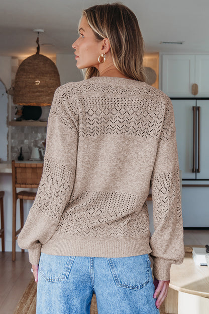 Sarah Eyelet Sweater