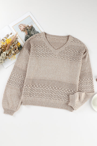 Sarah Eyelet Sweater