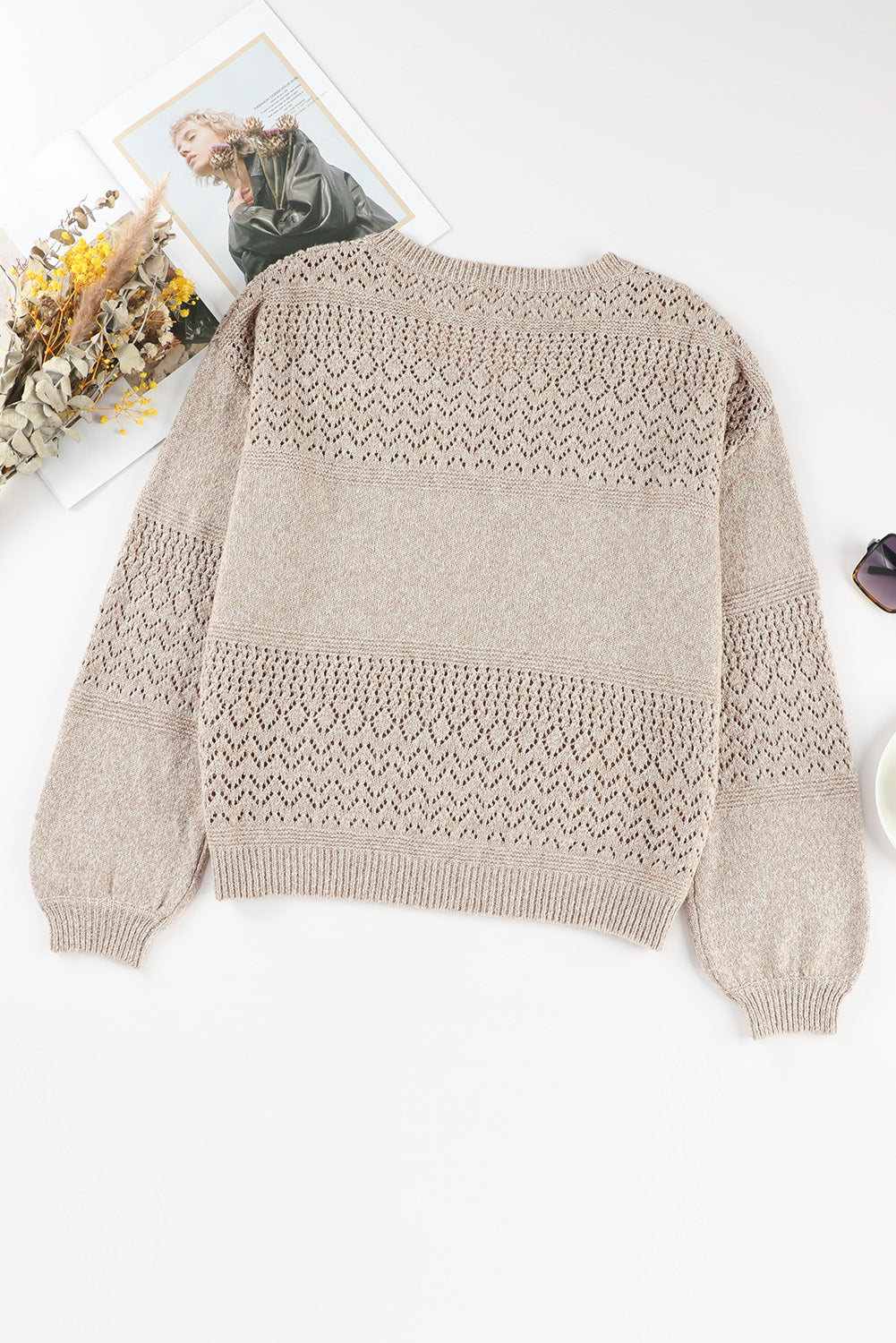 Sarah Eyelet Sweater
