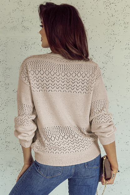 Sarah Eyelet Sweater