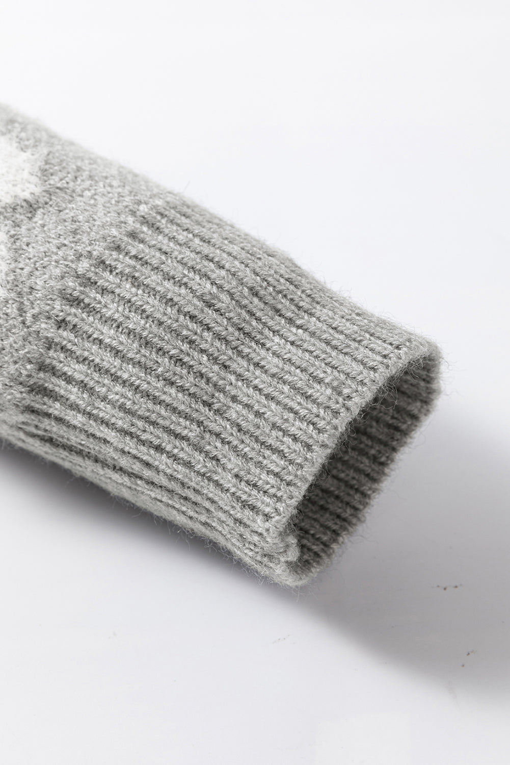 Jensen Floral Zip-Up Sweater - Grey