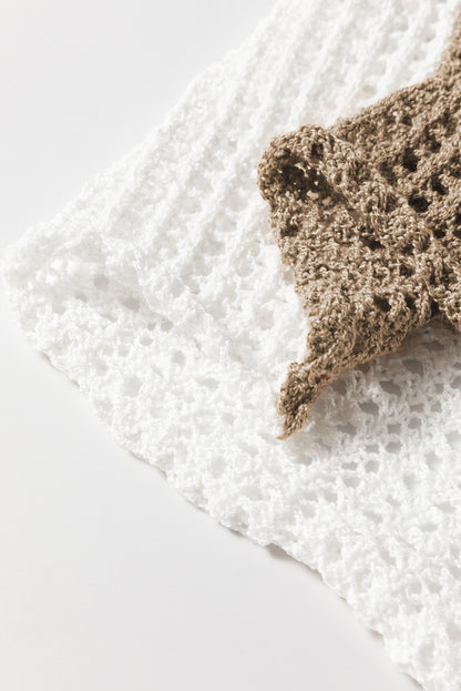 Colorblock Crochet Sweater