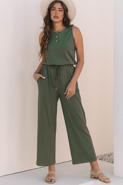 Vineyard Button Jumpsuit