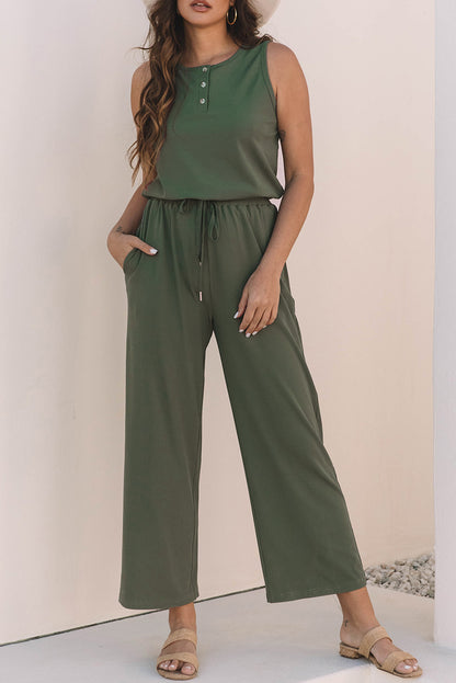 Vineyard Button Jumpsuit