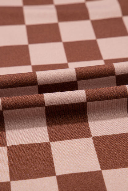 Amber Checkerboard Crop Pants