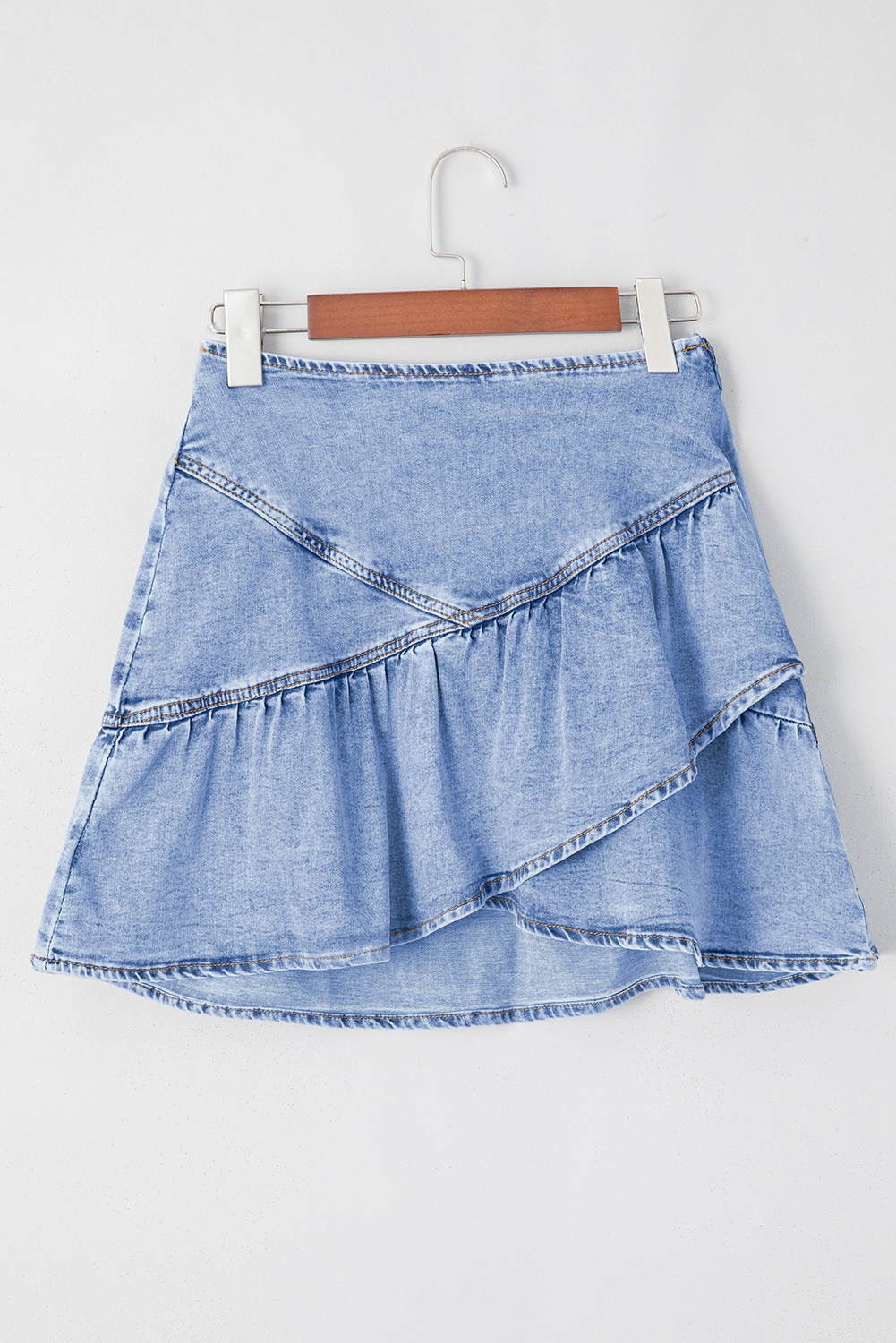 Taya Asymmetrical Denim Skirt