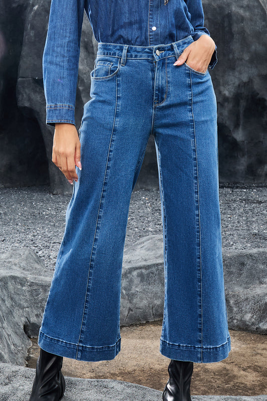 Polly Seam Detail Denim Jeans
