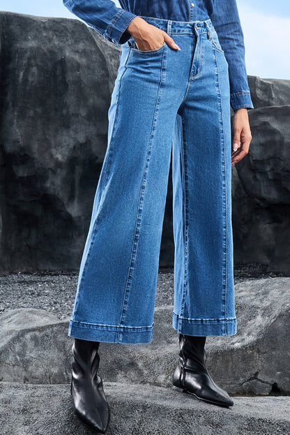 Polly Seam Detail Denim Jeans