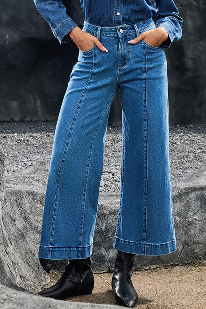 Polly Seam Detail Denim Jeans