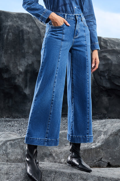 Polly Seam Detail Denim Jeans
