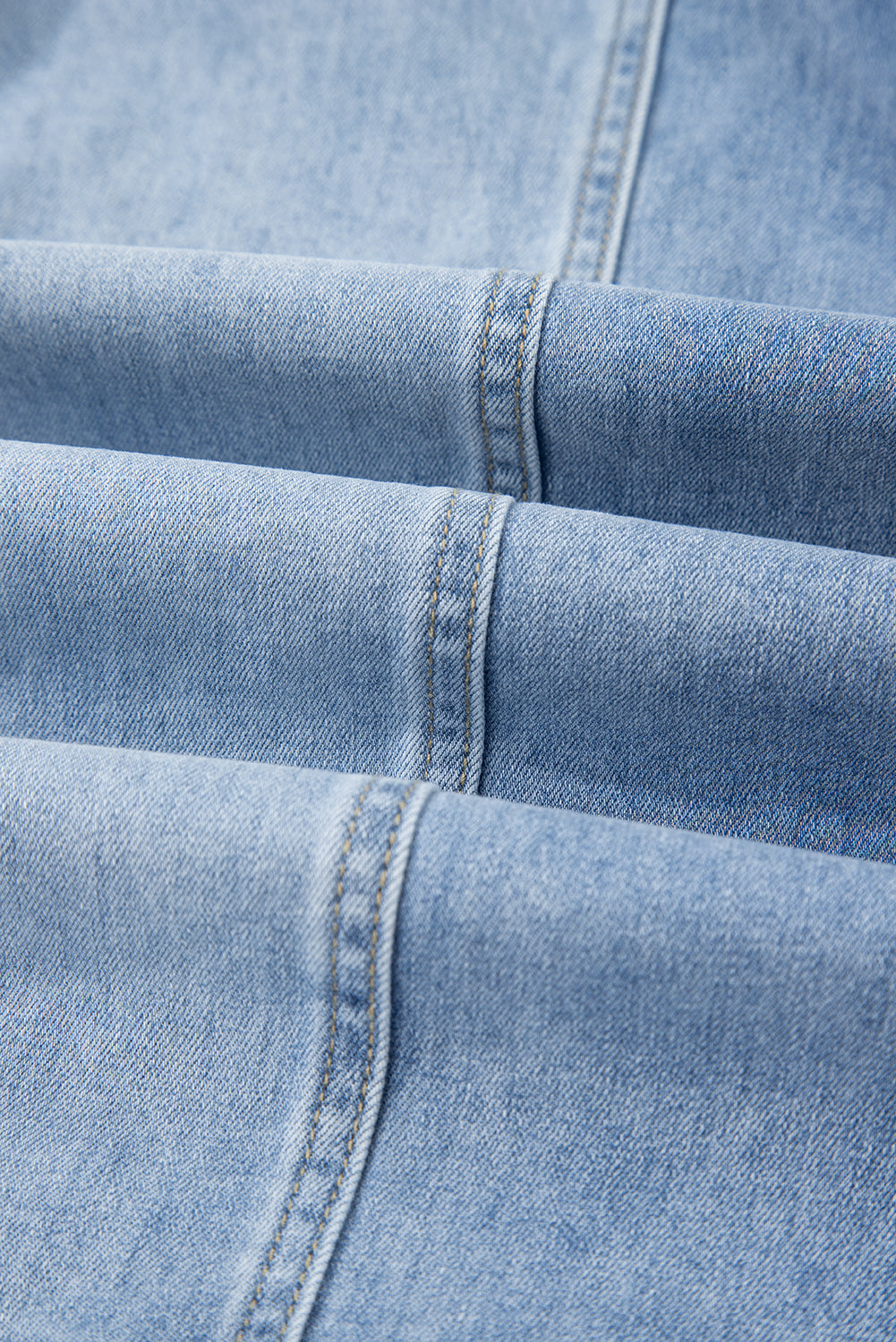 Beau Drawstring Wide Leg Denim Pants