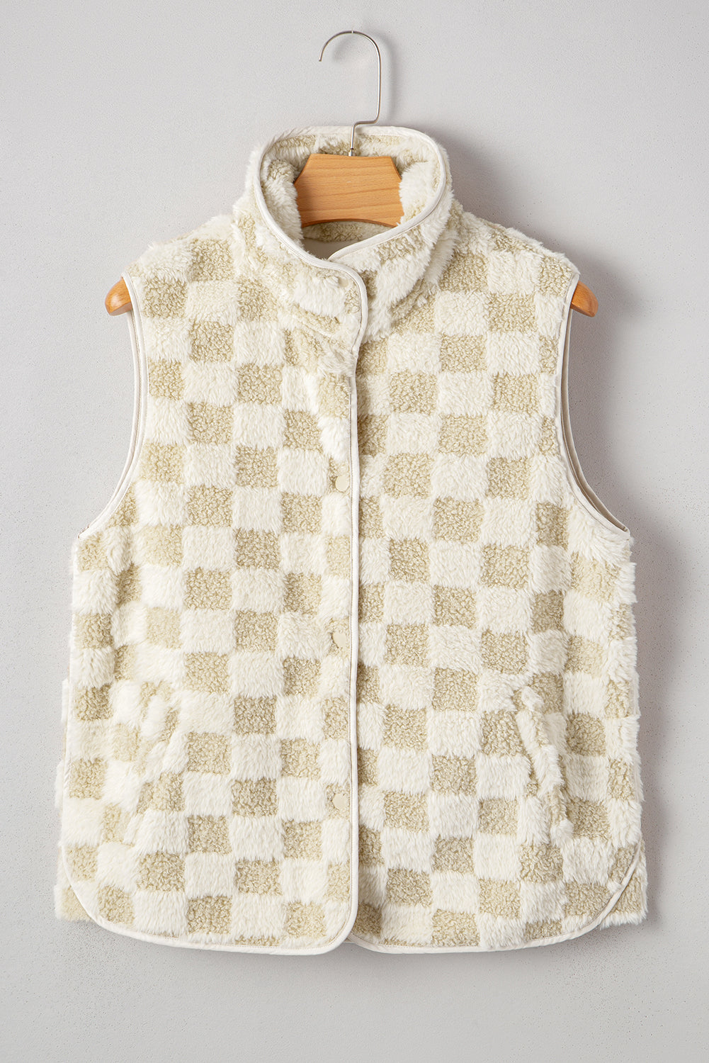 Chase Checkerboard Sherpa Vest