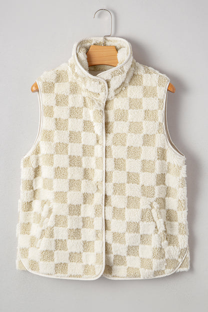 Chase Checkerboard Sherpa Vest
