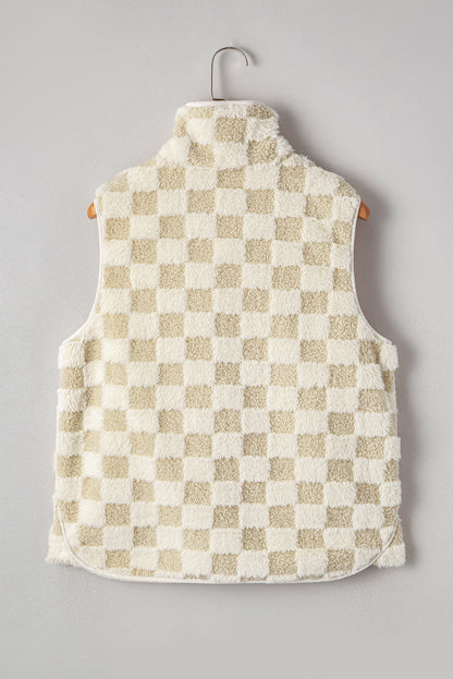 Chase Checkerboard Sherpa Vest