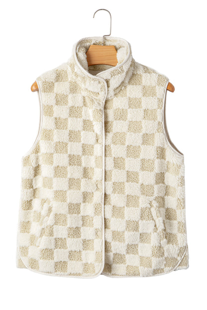 Chase Checkerboard Sherpa Vest